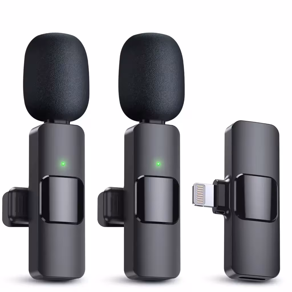 OEM K9 Wireless Vlog Microphone 2Pack Android and Iphone
