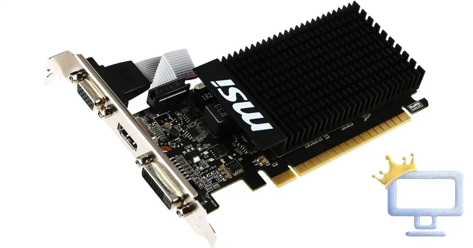 MSI GeForce GT 710 2GB Low Profile Graphics Card